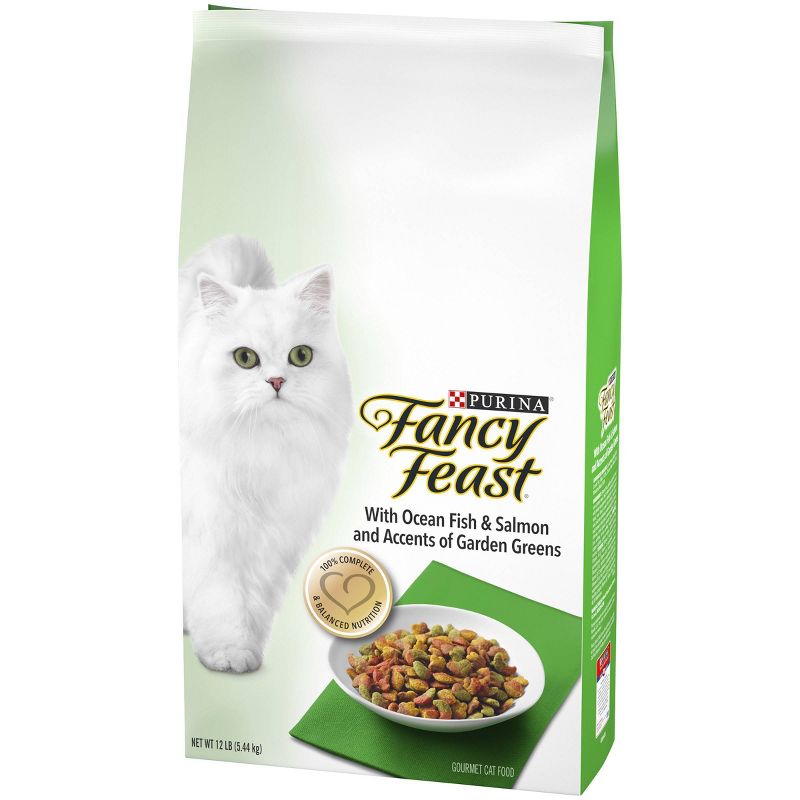 Fancy Feast Gourmet Ocean Fish and Salmon Dry Cat Food - 12lbs