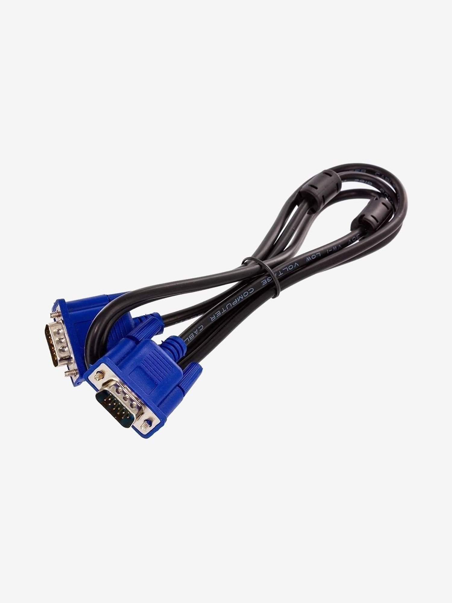Generic 15 Pin Male To Male Vga Cable 1.5m (Blue)