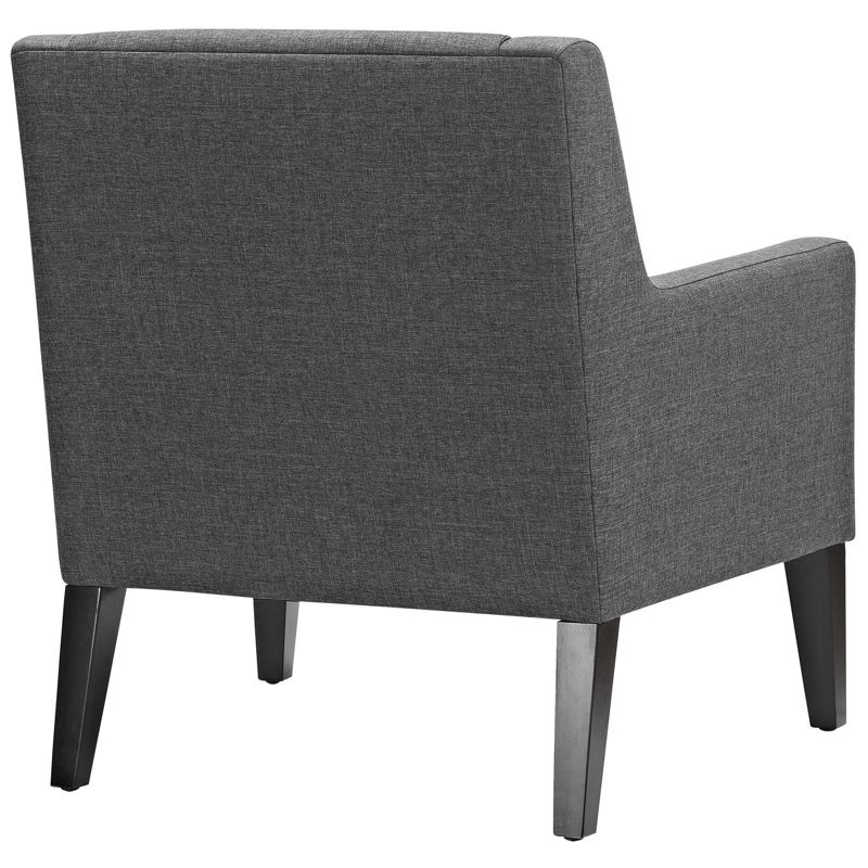 Earnest Upholstered Fabric Armchair Gray - Modway