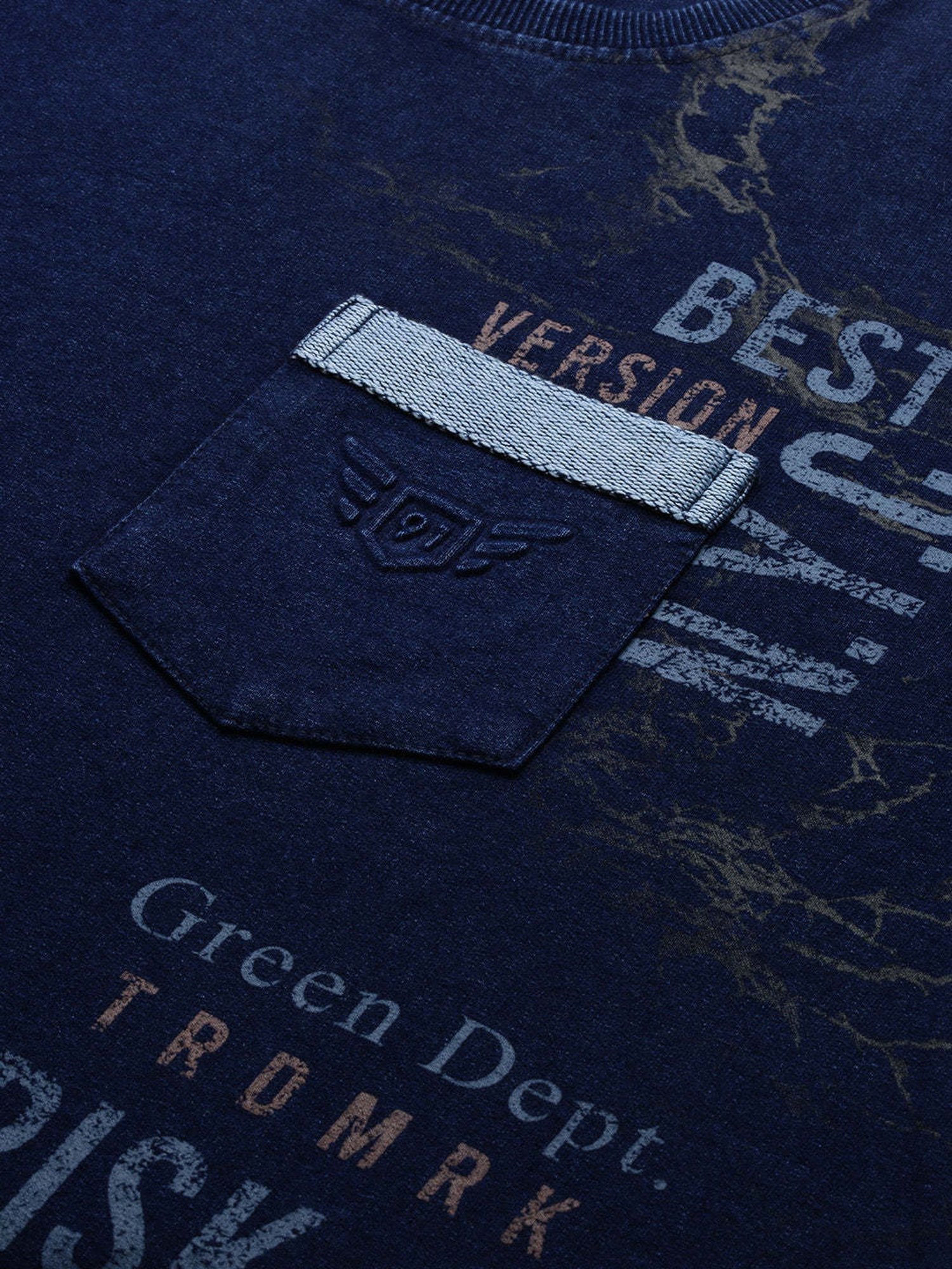 Spykar Red Slim Fit Sweatshirt