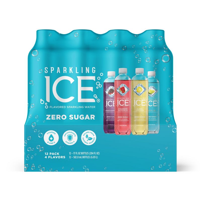 Sparkling Ice Blue Variety Pack - 12pk/17 fl oz Bottles