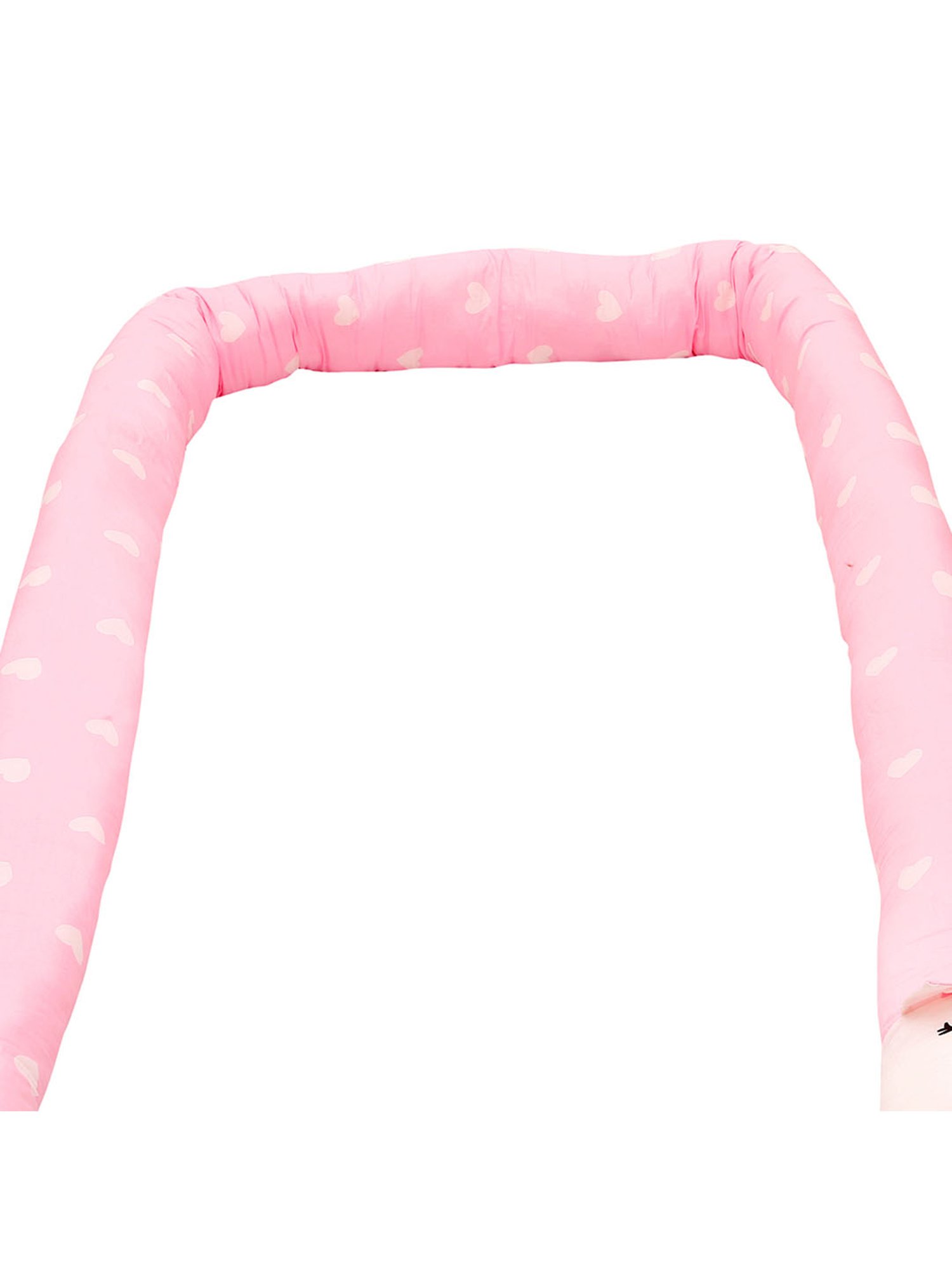 Baby Moo Sweetheart Pink Cot Bumper