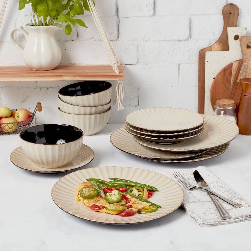 12pc Juliette Dinnerware Set - Tabletops Gallery