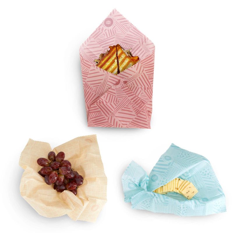 Simply Green Beeswax Paper Printed Sandwich Wrap - 1 sq ft