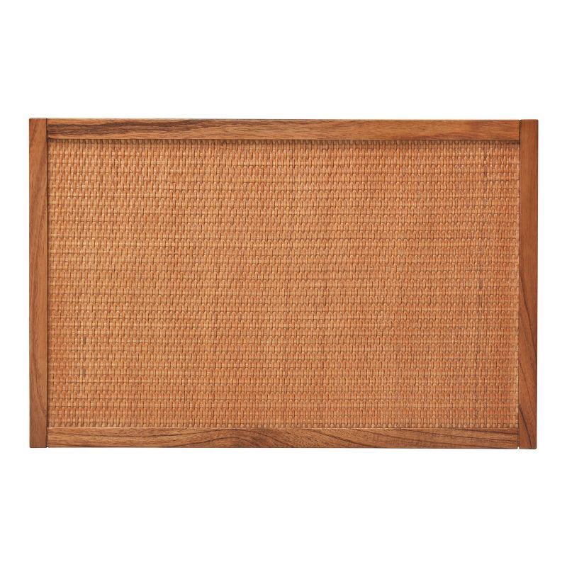 21" x 10" Rattan Delancey Bed Tray - Hopper Studio