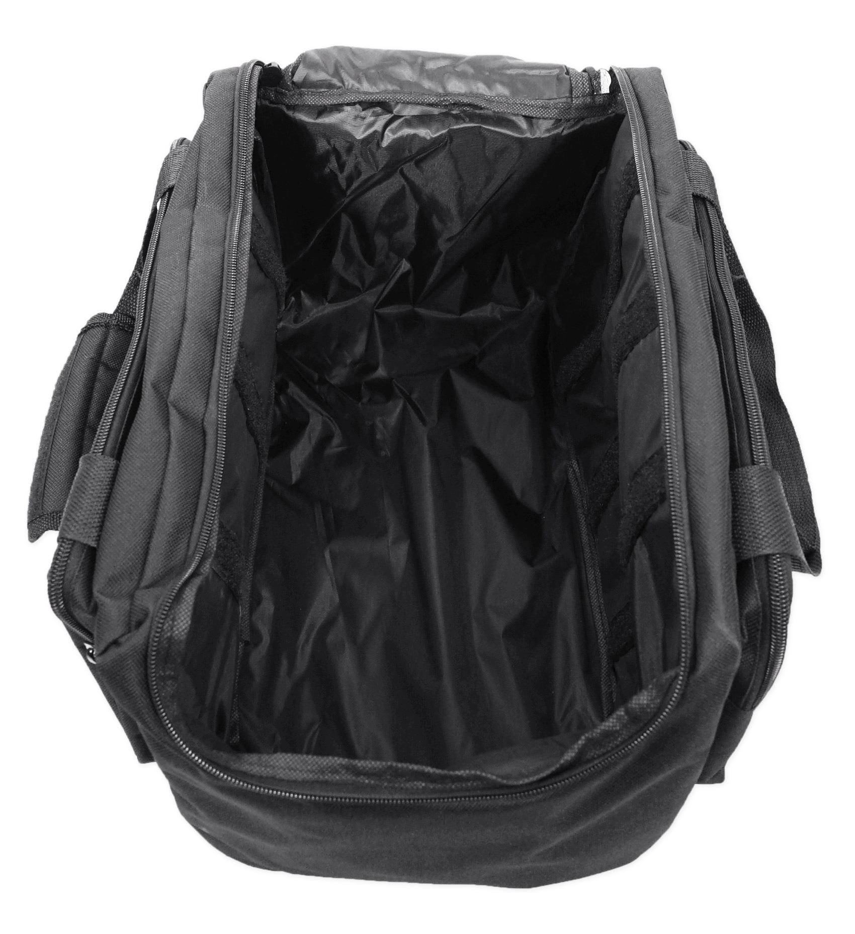 Rockville RLB80 Universal Travel Bag Fits 4x Slim Par Lights+Controller+Cables