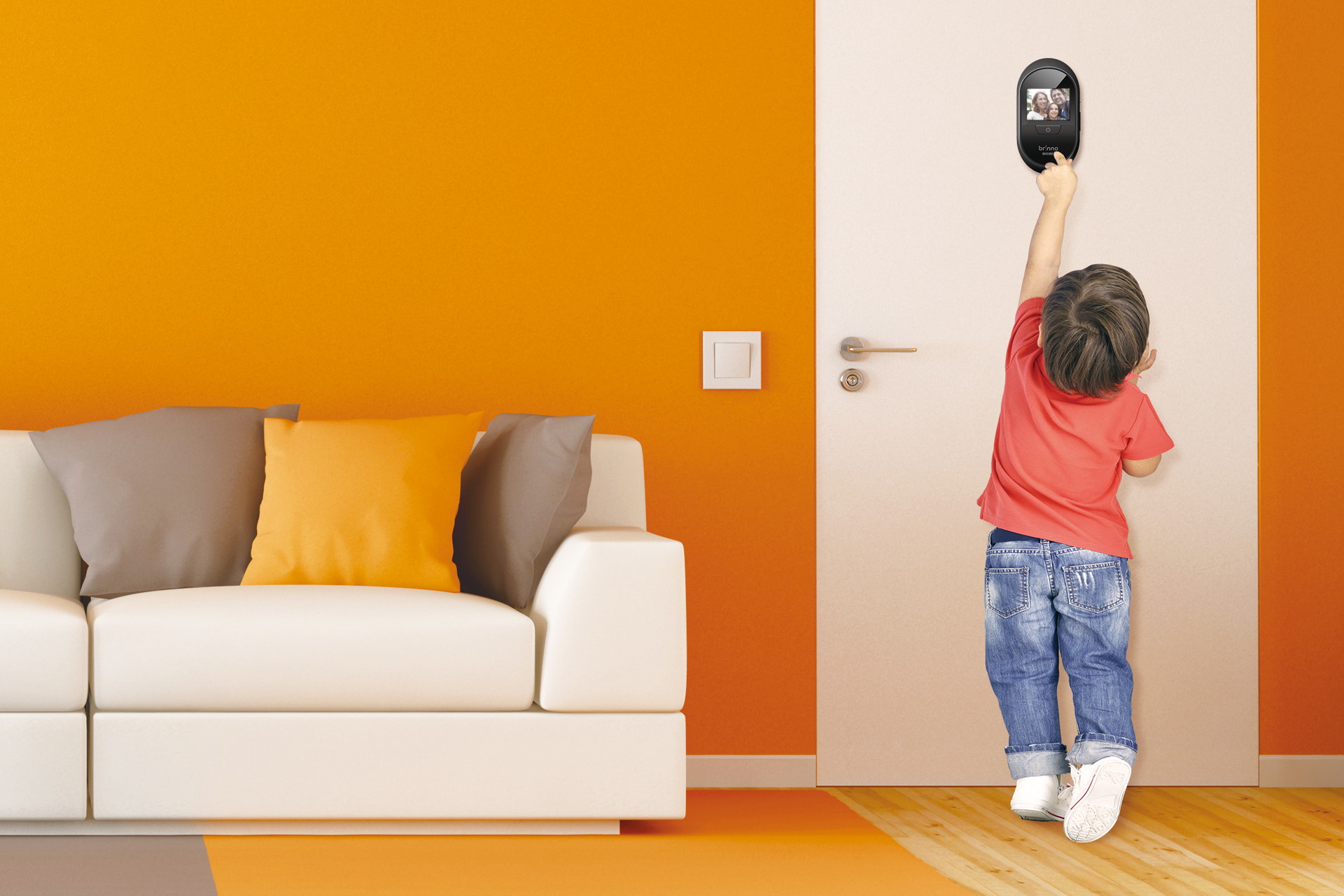 Brinno Front Door Peephole Security Camera SHC500 &ndash; Theft Proof Design &ndash; Superior Battery Life &ndash; No Motion Detection &ndash; No Smartphone Necessary - Quick, Easy Installation