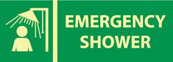 NMC GL304R-EMERGENCY SHOWER, 5X14, GLOW RIGID (1 EACH)