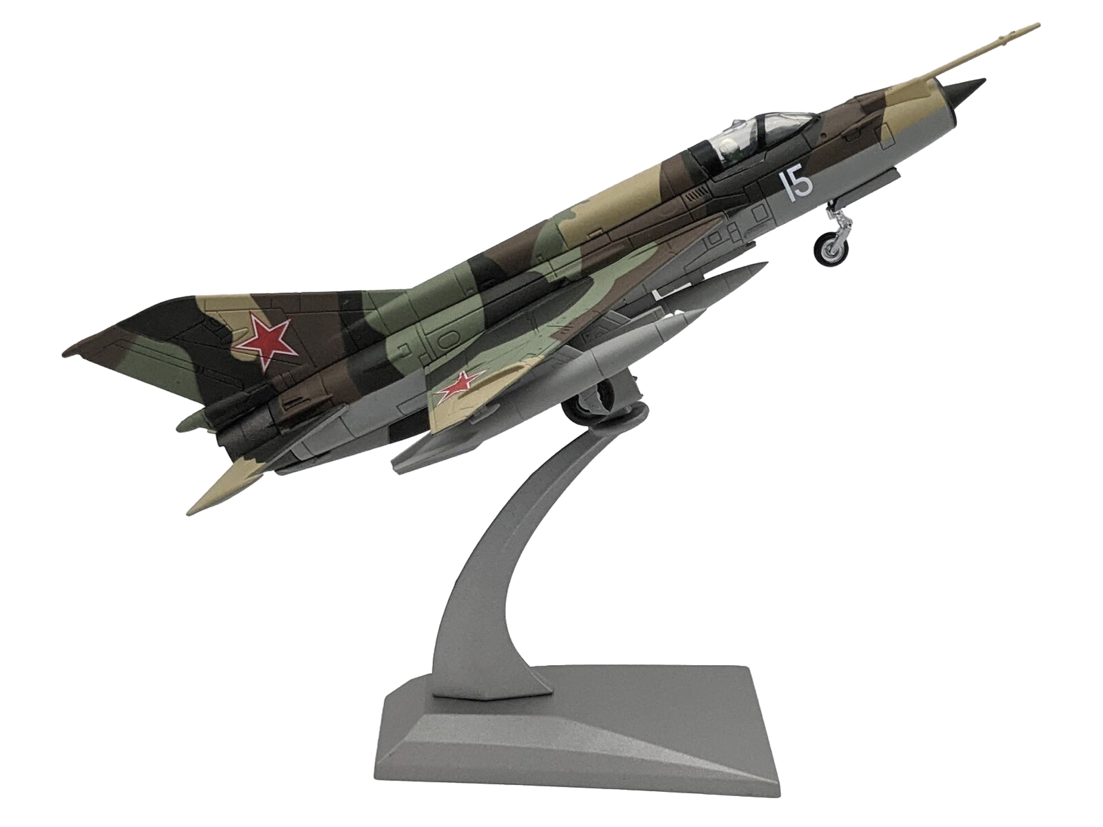 Mikoyan-Gurevich MiG-15Bis Fighter Aircraft "8170 Early Soviet Fighter" Soviet Air Force "Air Power Series" 1/72 Diecast Model by Hobby Master