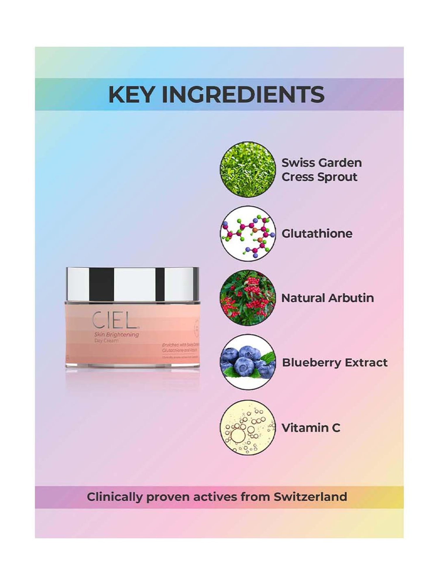 CIEL Skin Brightening Day Cream SPF 15 - 50 gm