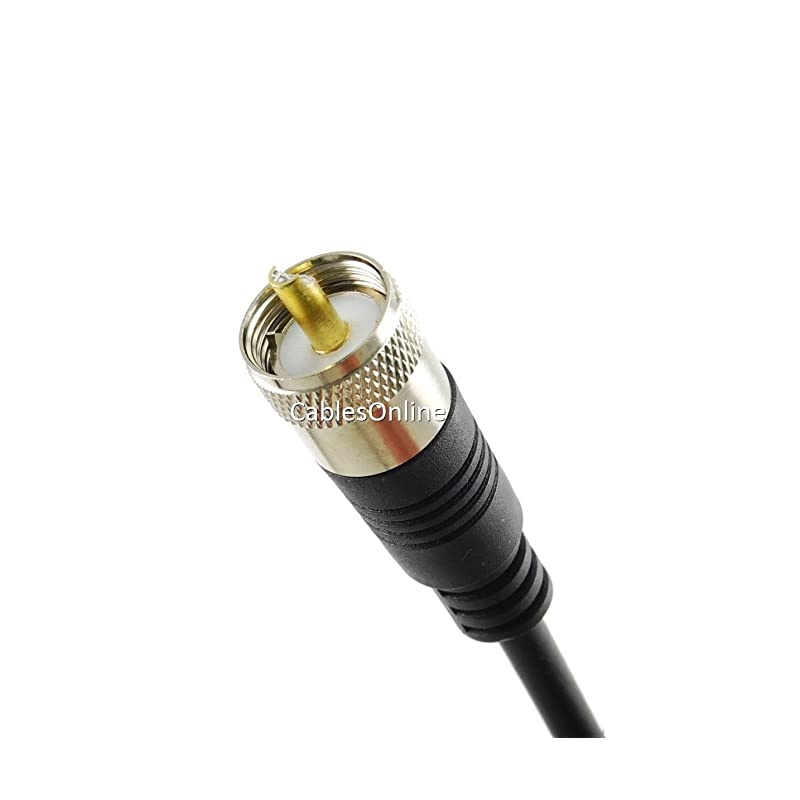 40ft RG8x Coax UHF (PL259) Male to Male Antenna Cable (R-U040)