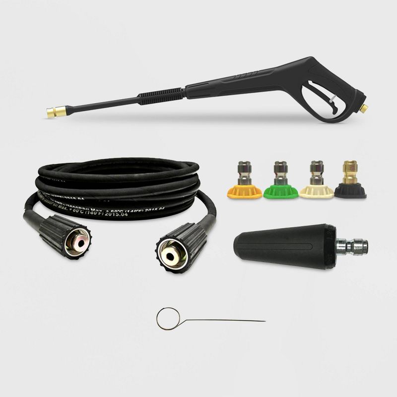 2200psi 19" Brushless Electric Pressure Washer With Adjustable Pressure And Turbo Nozzle - Yard Force