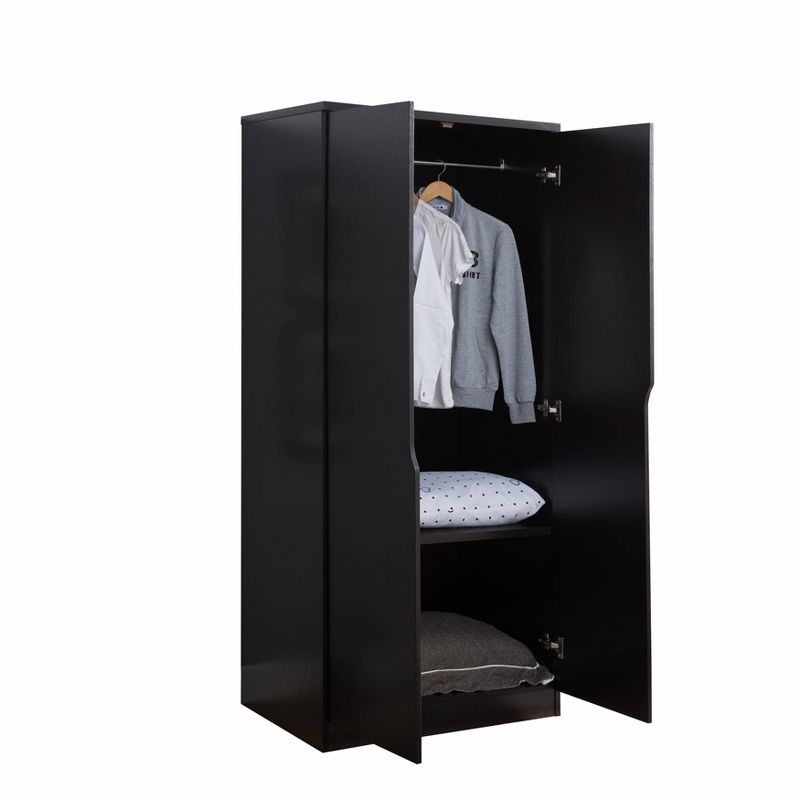 Set of 2 Mulberry Open 2 Sectional Closet Blue - Manhattan Comfort