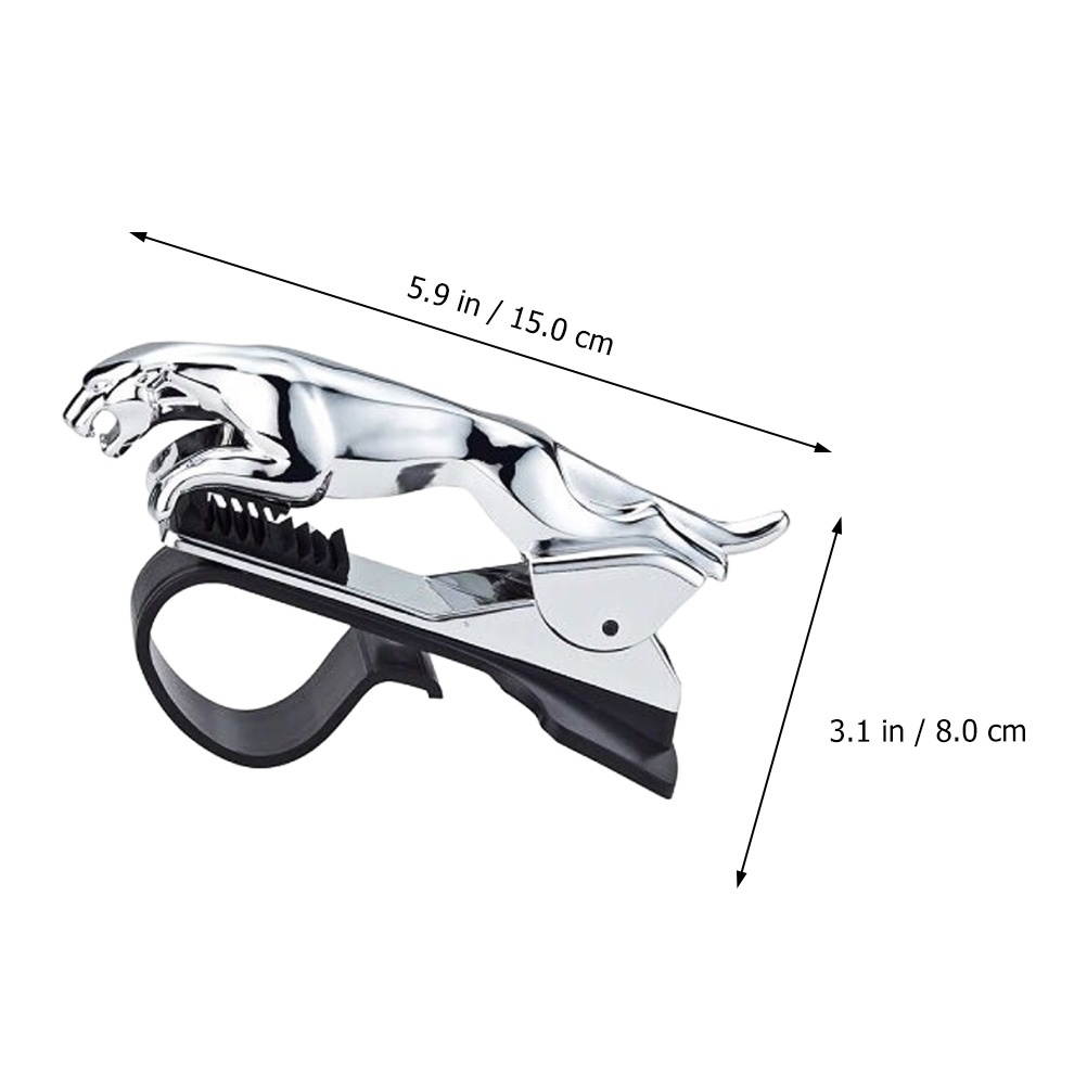 1pc Phone Holder Dashboard Phone Holding Rack Car Leopard Shape Ornament