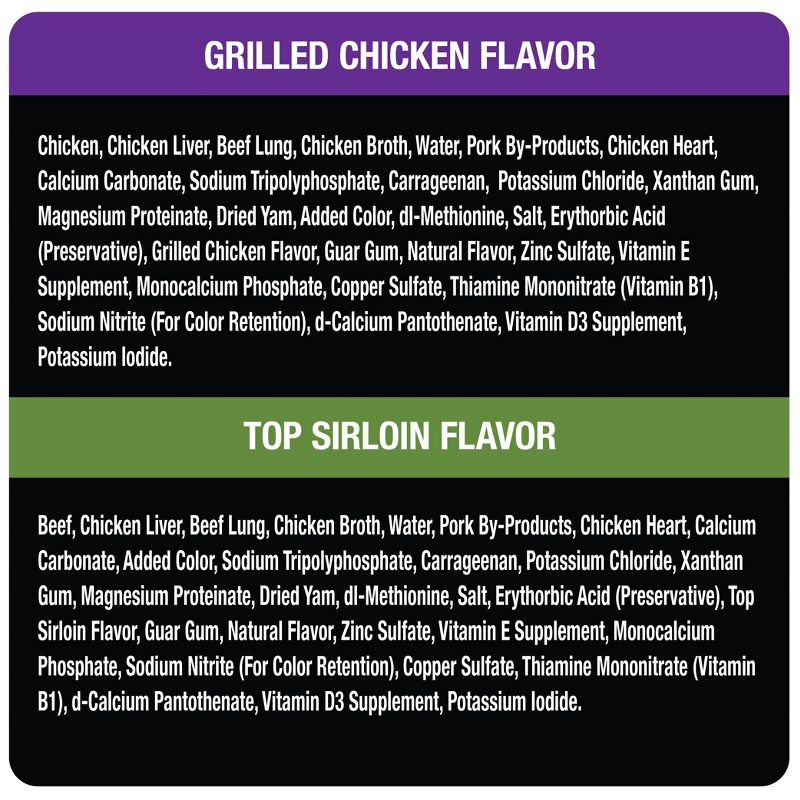 Cesar Classic Loaf in Sauce Wet Dog Food Grilled Chicken & Top Sirloin Flavors - 3.5oz/12ct Variety Pack