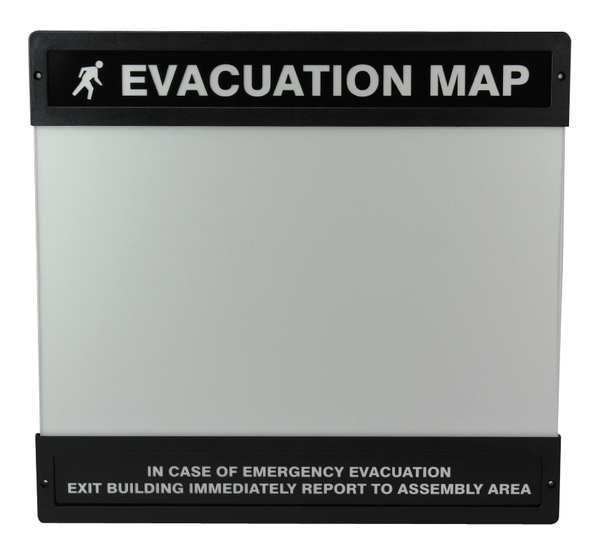 ACCUFORM DTA241 Evacuation Map Holder,11 in. x 17 in.