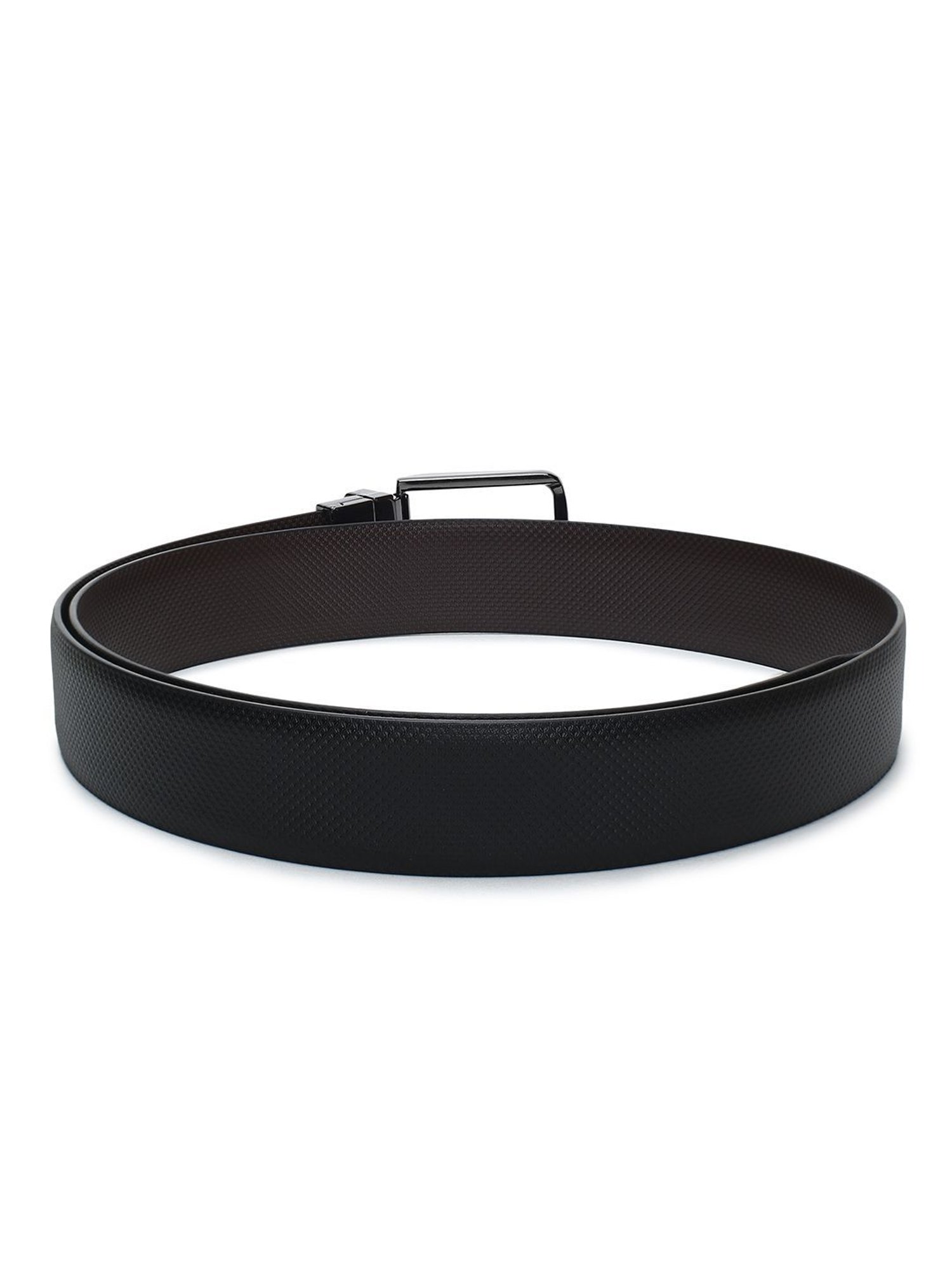 Crusset Black Formal Belt for Men