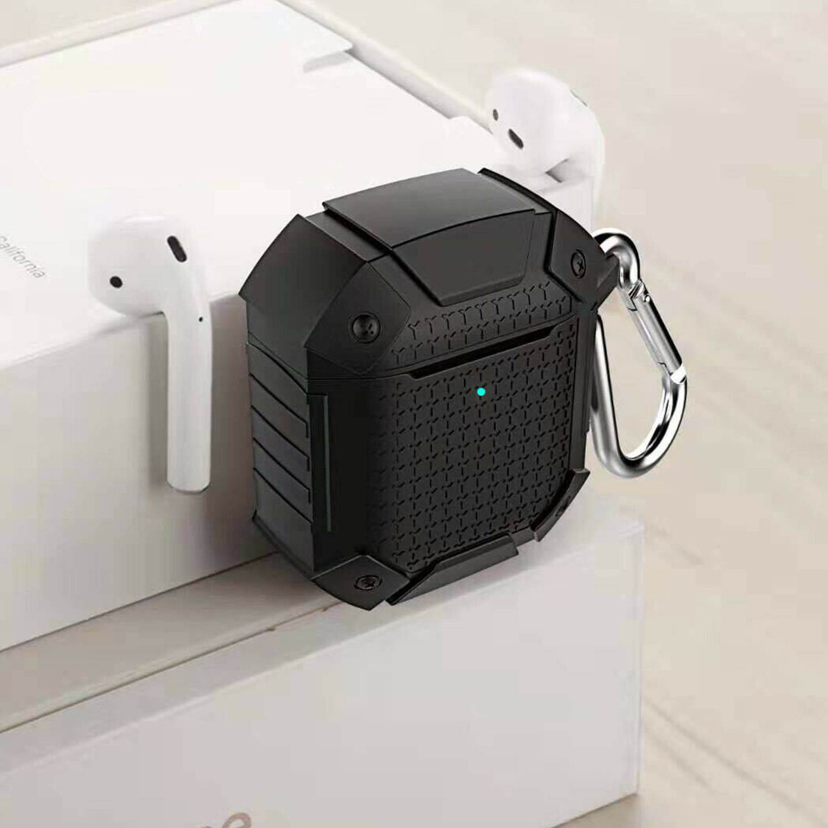 For AirPods 2 2019 Wireless Armor Heavy Duty Rugged Earphone Charging Cover