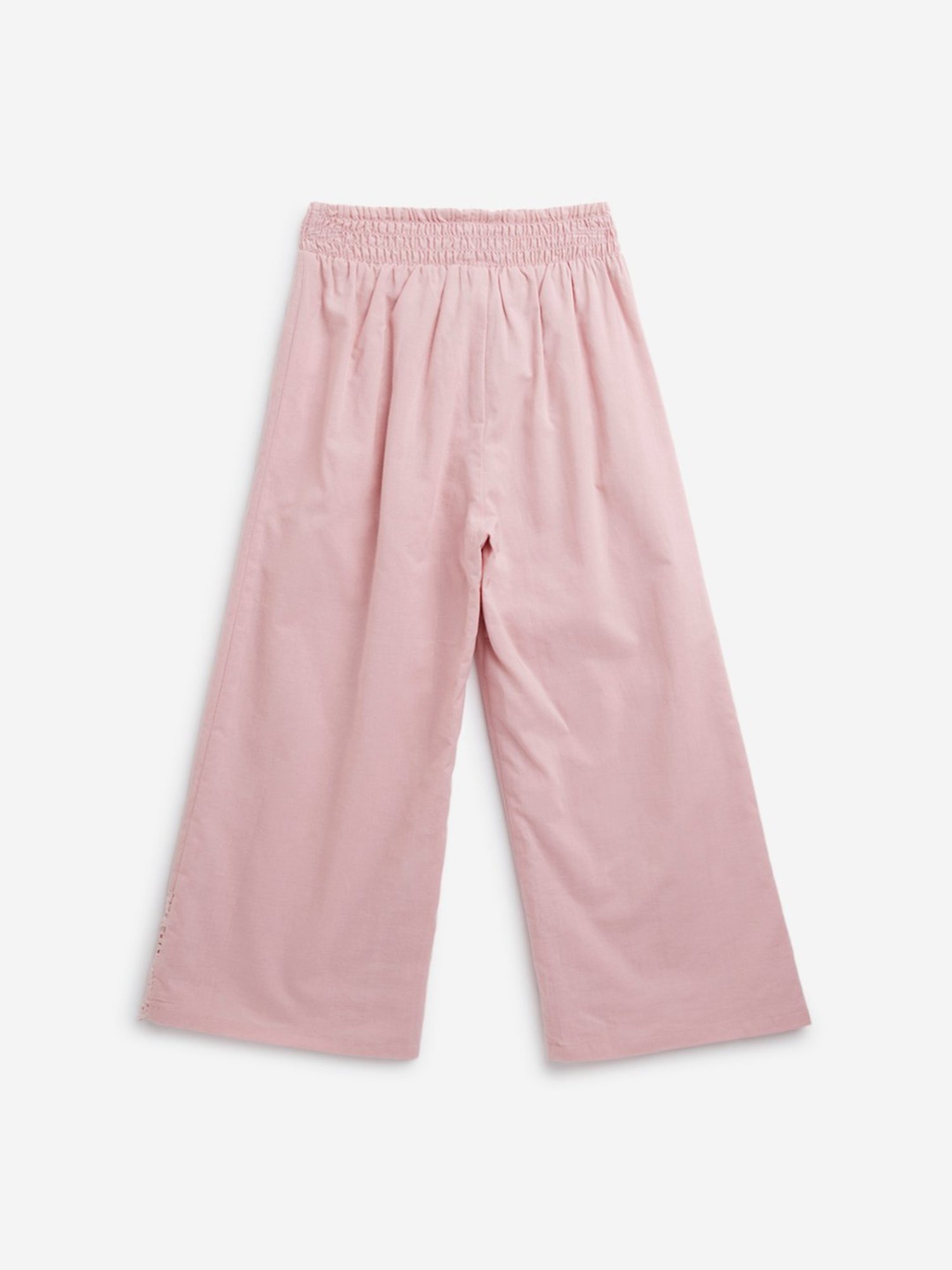H by Hamleys Girls Pink Solid Joggers