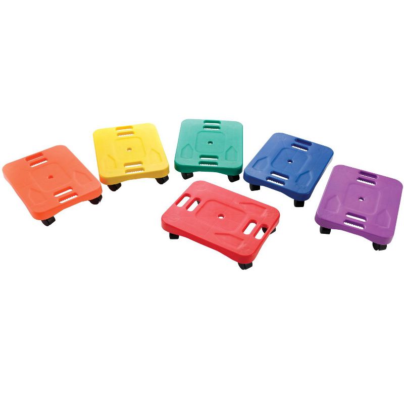 Sportime Small Ergonomic Scooters, 13-3/8 x 17-3/8 Inches, set of 6