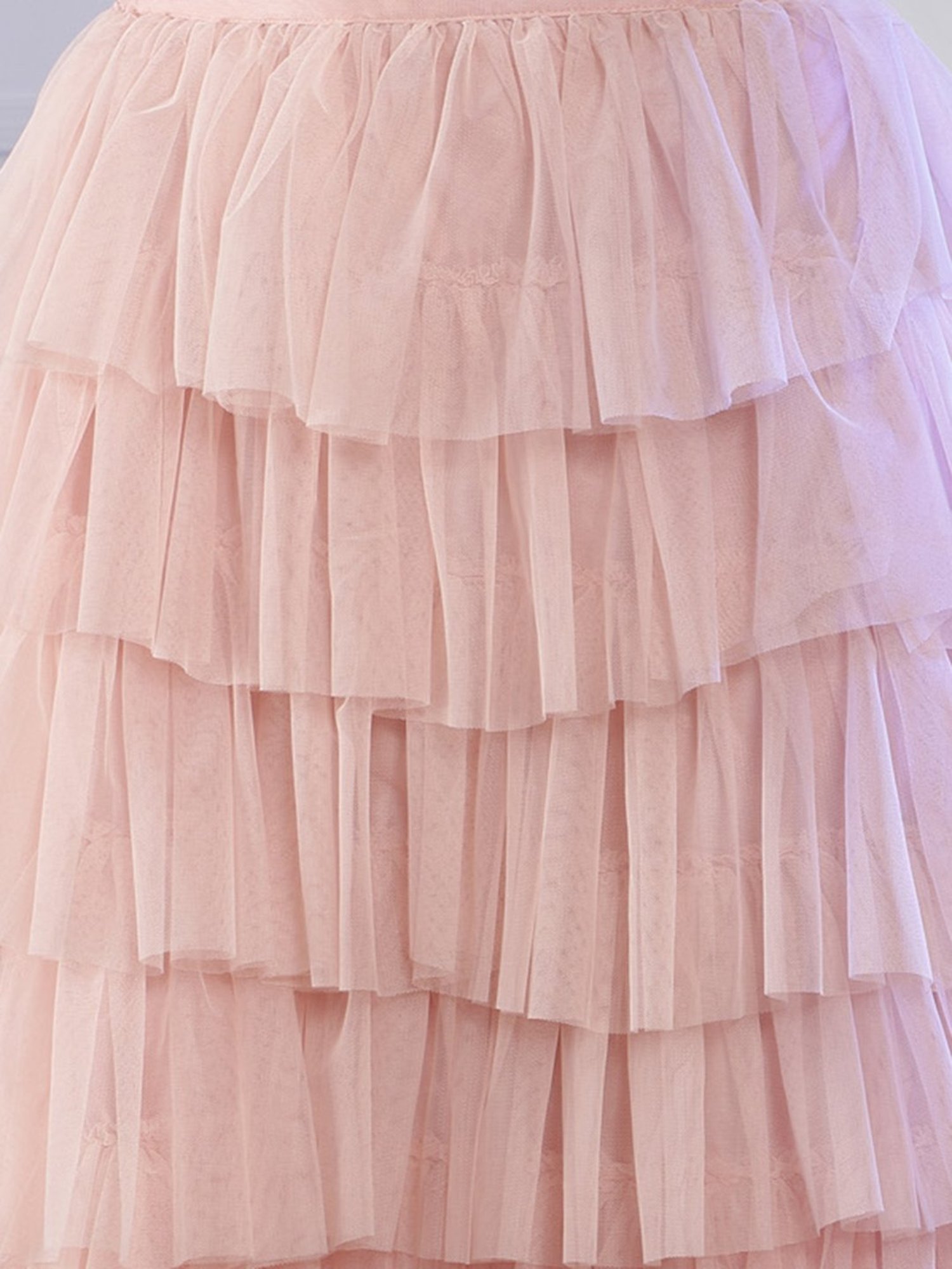 NEUDIS Light Pink Midi Skirt