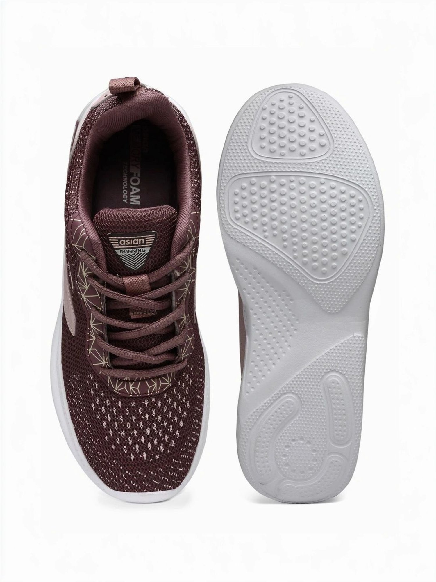 Asian Women's Mauve Running Shoes