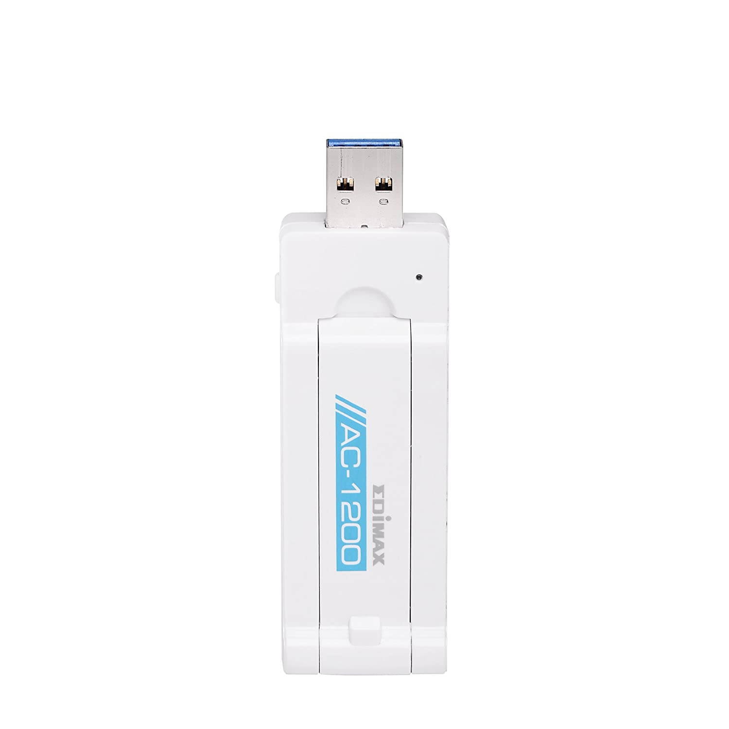 Edimax EW-7822UAC AC1200 Dual-Band USB3.0 Adapter with Adjustable Foldaway Antenna for Optimum High Performance