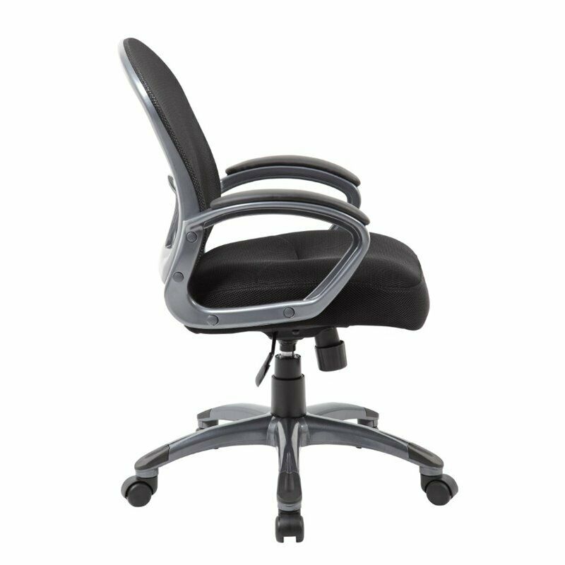 Boss Office Ergonomic Mesh Task Chair in Black