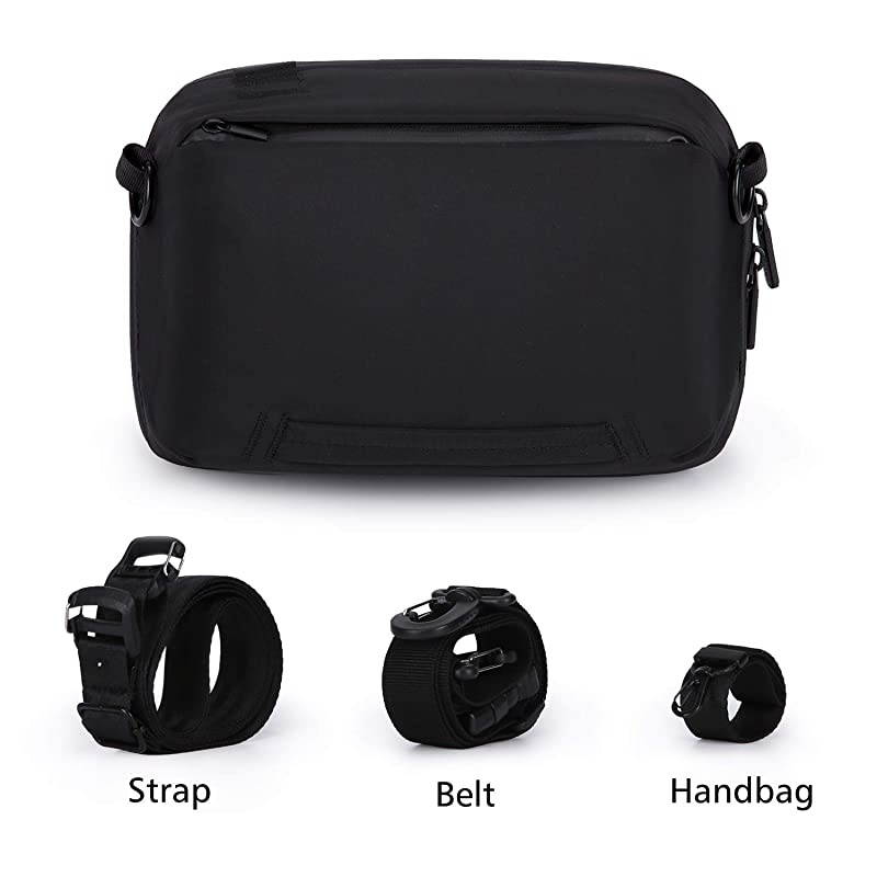 Tech Pouch Organizer Portable Electronics Travel Organizer with 3 Detachable Straps Tech Bag for Travelling