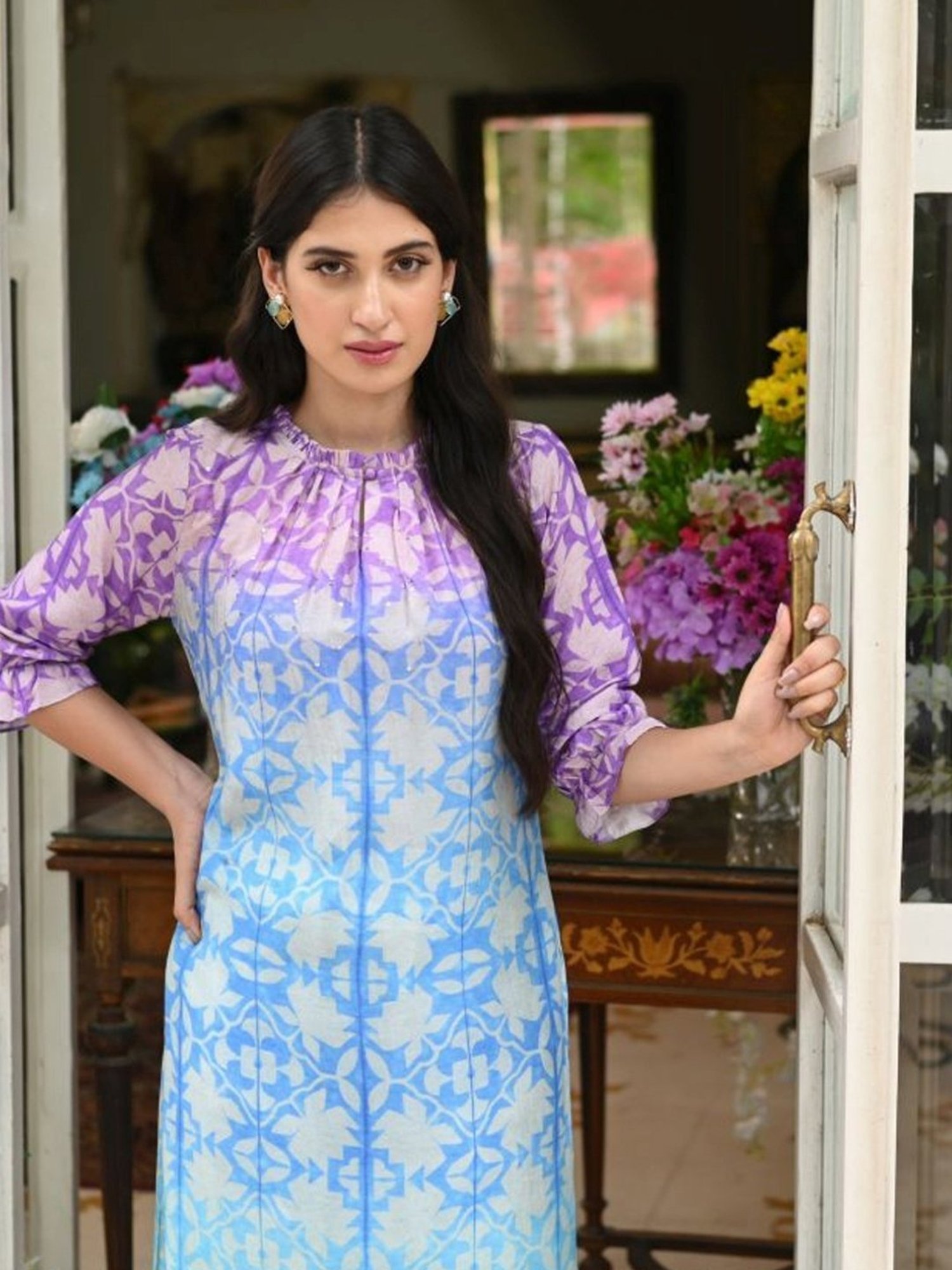 Mahee Jaipur Blue Hue Colour Kurta