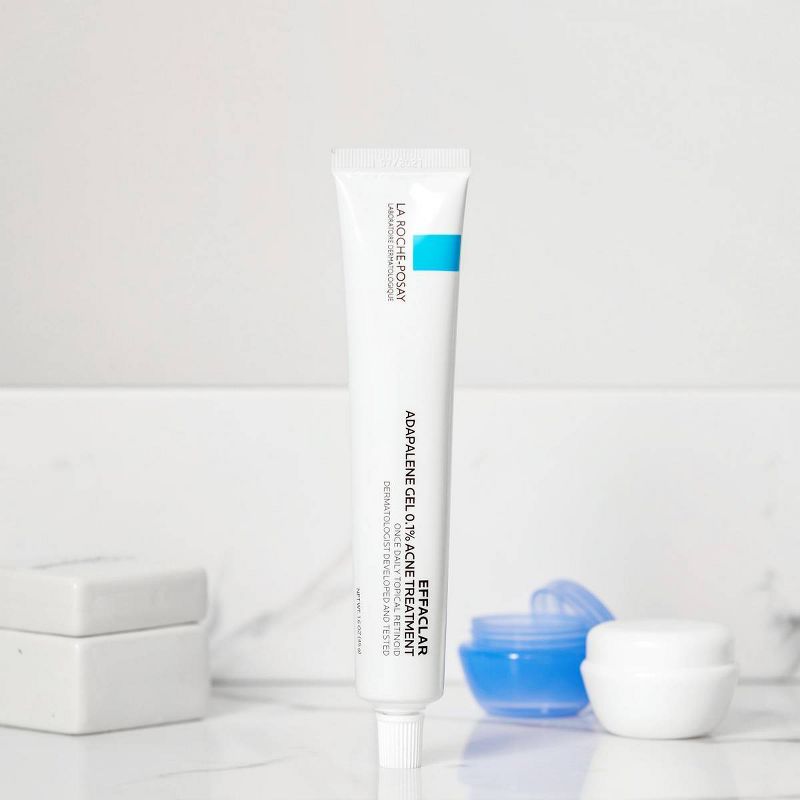 La Roche-Posay Unscented Effaclar Adapalene Topical Retinoid Oil Free Acne Treatment - 1.6oz