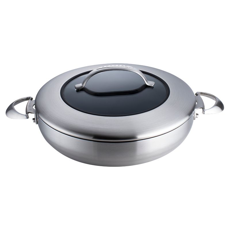 Chantal Induction 21 Ceramic Coated Steel 1 Quart Saucepan with Glass Lid
