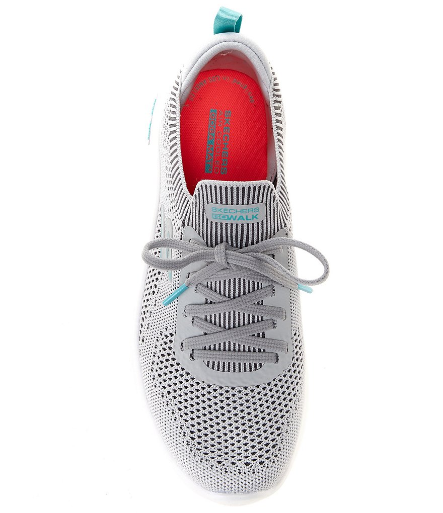 Skechers Go Walk Hyper Burst Mesh Slip-On Sneakers