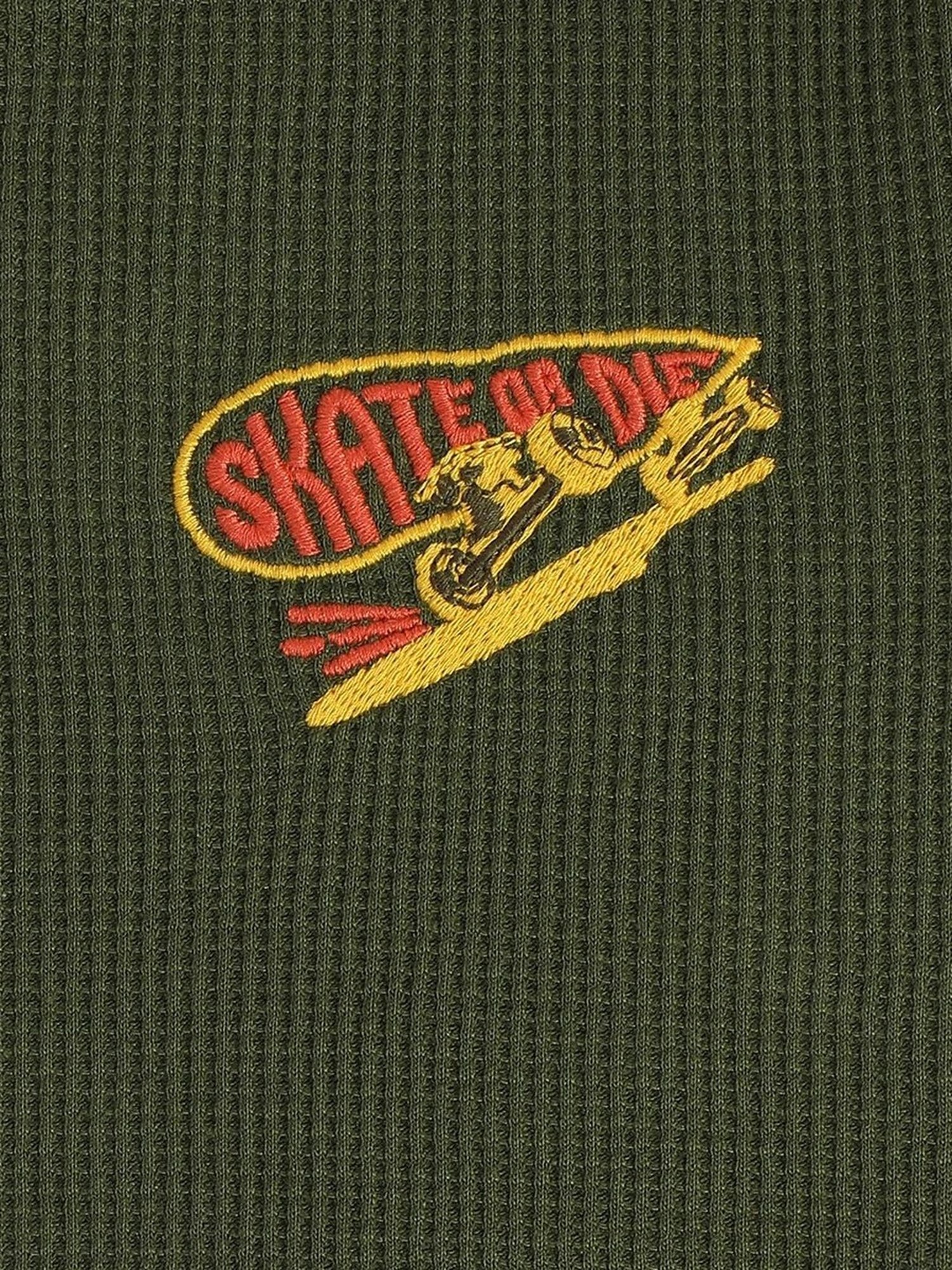 MINIKLUB Boys Olive Green Cotton Printed T-Shirt