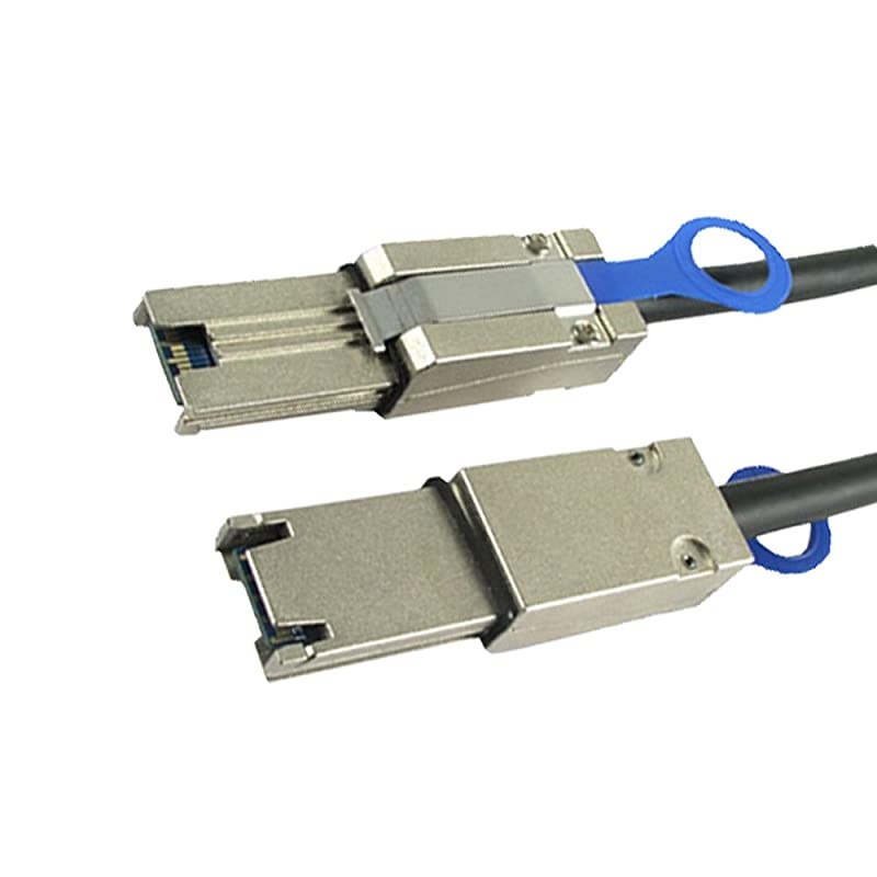 External 26 Pin Mini SAS SFF-8088 to Mini SAS 4X SFF-8088 Data Cable Male Cord Server Raid Cable (50CM/1.65FT)