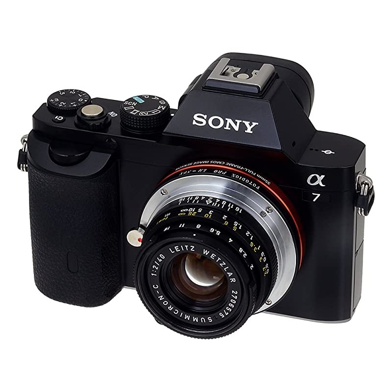 Pro Lens Mount Adapter, Leica M Lens to Sony Alpha NEX Camera, fits Sony NEX-3, NEX-5, NEX-5N, NEX-7, NEX-7N, NEX-C3, NEX-F3, Sony Camcorder NEX-VG10, VG20, FS-100, FS-700, fits Leica M lens, CL lens