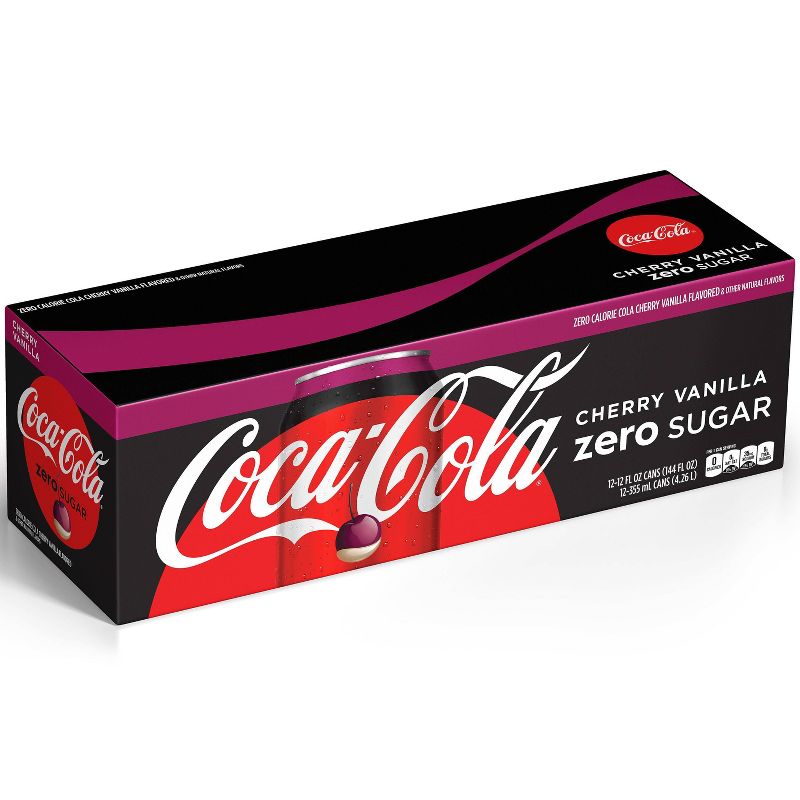 Coca-Cola Cherry Vanilla Zero - 12pk/12 fl oz Cans