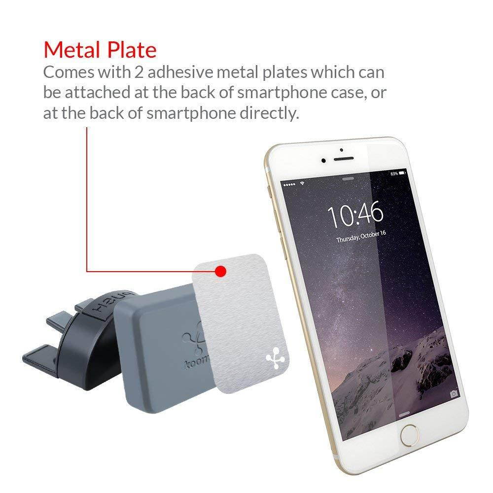 Koomus Pro CD-M Universal CD Slot Magnetic Cradle-less Smartphone Car Mount Holder for all iPhone and Android Devices