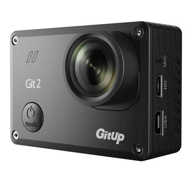 Gitup Git2 1080p Full HD Gyro Video Wi-Fi Action Camera, Pro Packaging, Black