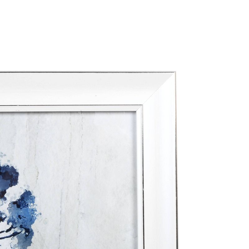 Set of 4 Ava Barrett Flowers Blue - New View