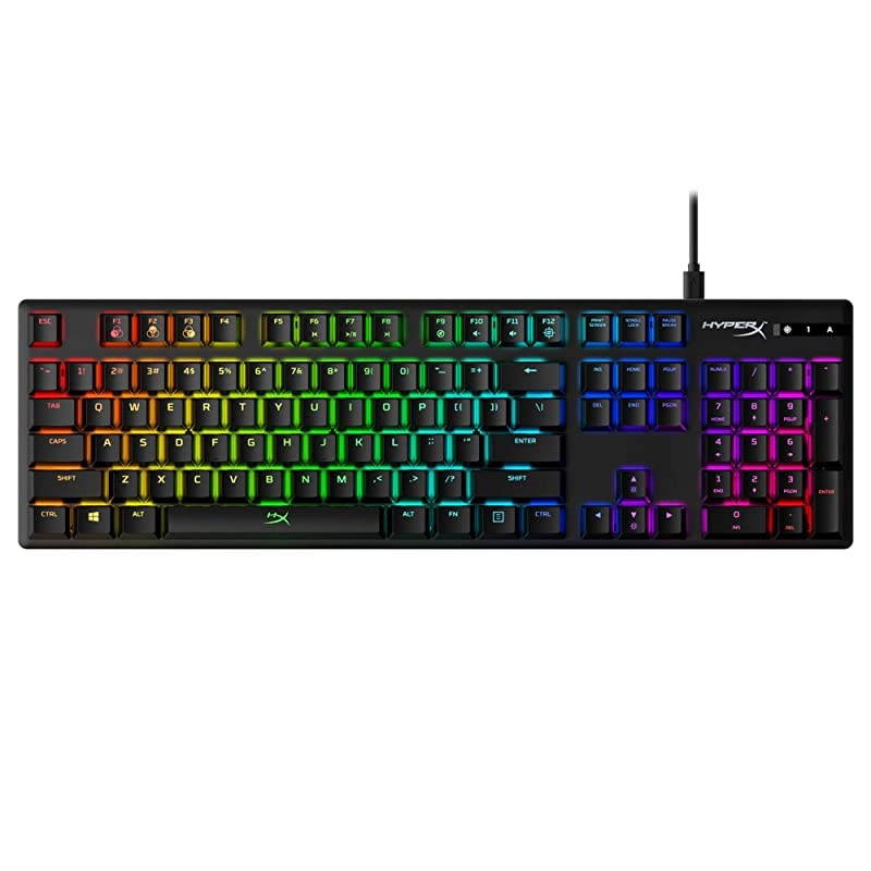 Alloy Origins Mechanical Gaming Keyboard SoftwareControlled Light Macro Customization Compact Form Factor RGB LED Backlit Tactile  Aqua Switch