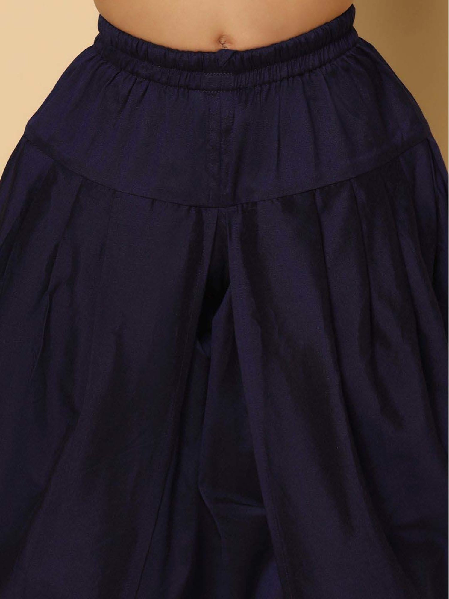 KISAH Kids Navy Cotton Regular Fit Dhoti Pants