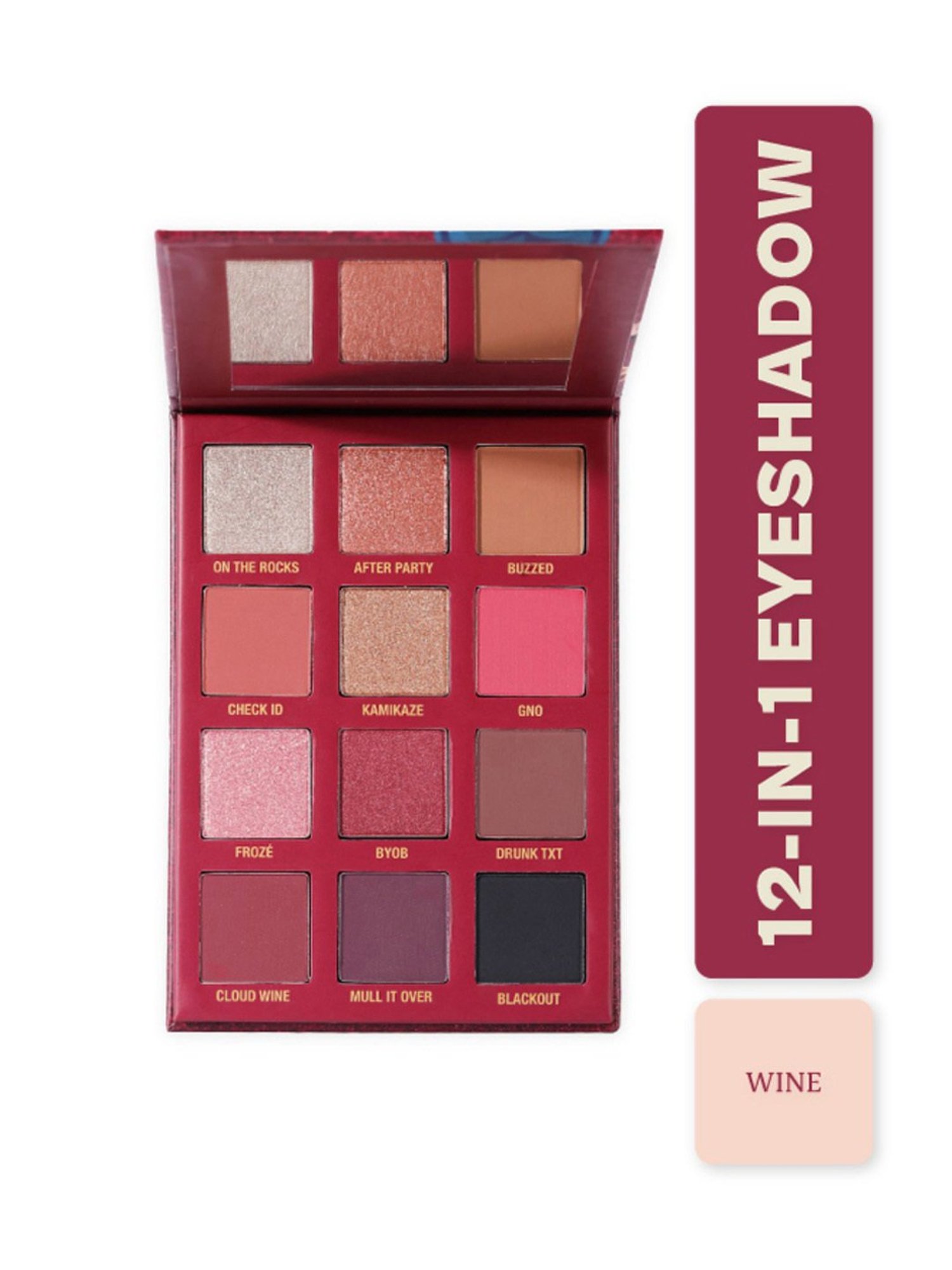 Typsy Beauty Sip Sip Hooray Eyeshadow Palette Wine - 24 gm