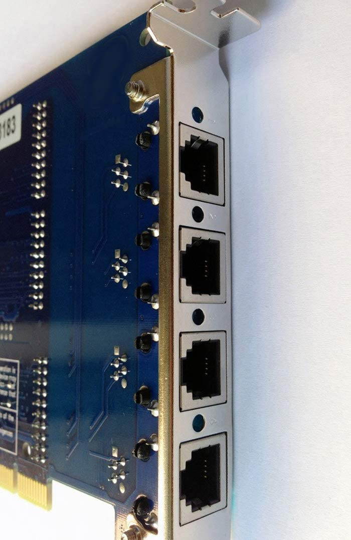 Asterisk Card TDM410P with 3 FXO+1 FXS Modules,Supports Asterisk Elastix FreePbx Dahdi,PCI FXS FXO Card tdm400p For VoIP Gateway PBX SIP phone ip pbx Telephone system