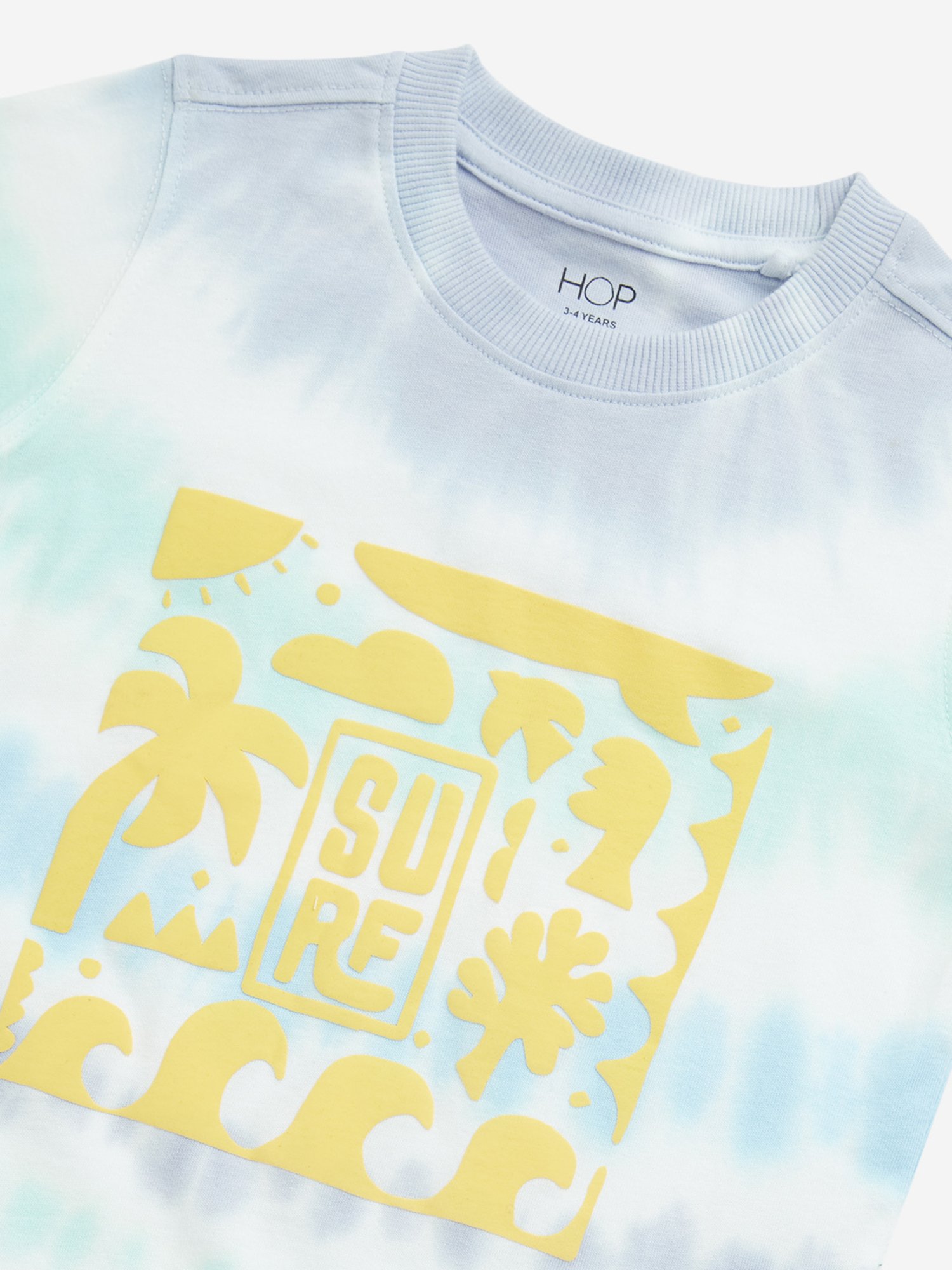 HOP Kids by Westside Multicolour Tie-Dye Design Cotton T-Shirt