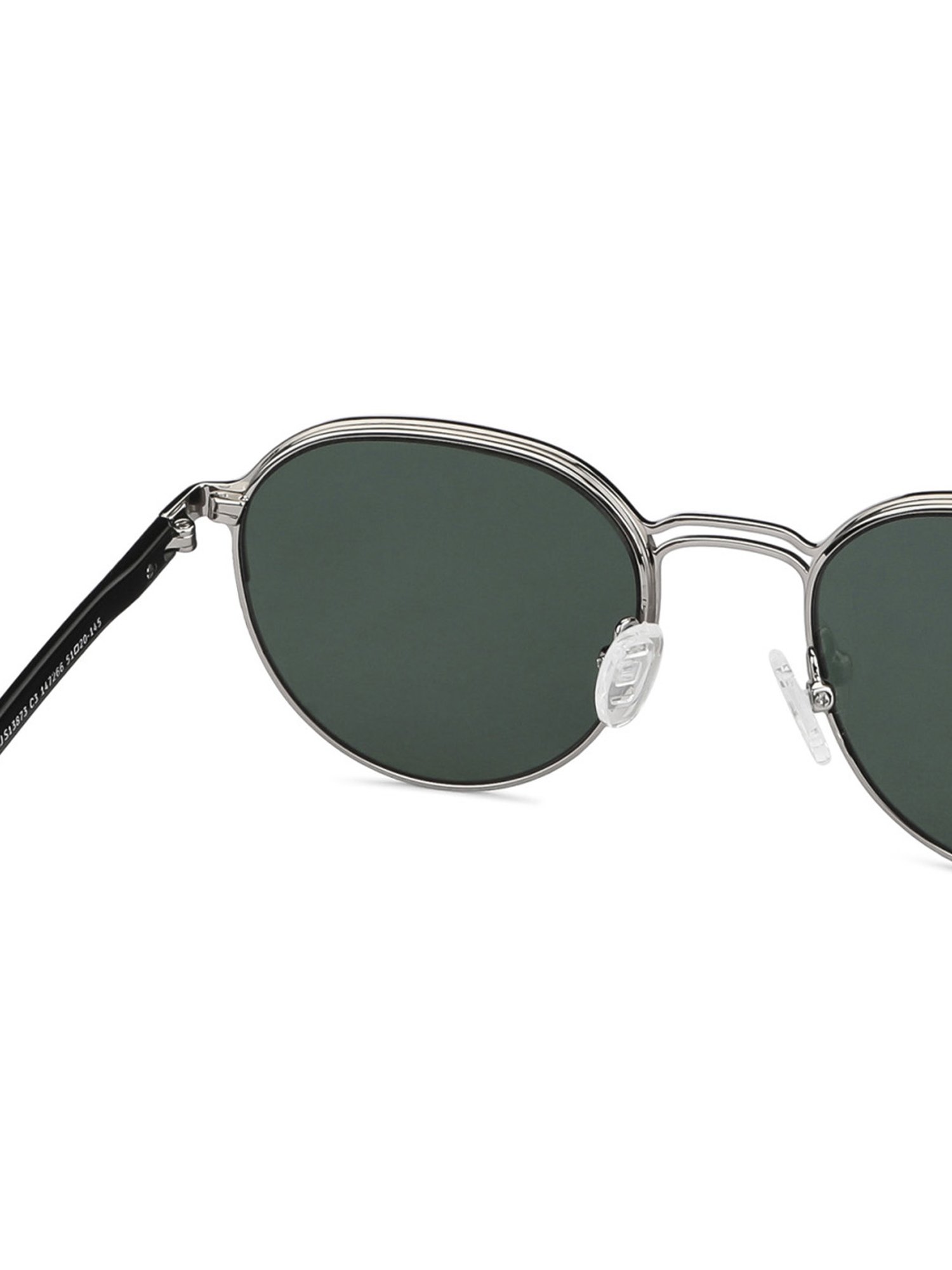 John Jacobs JJ S13873 Dark Green Round Sunglasses