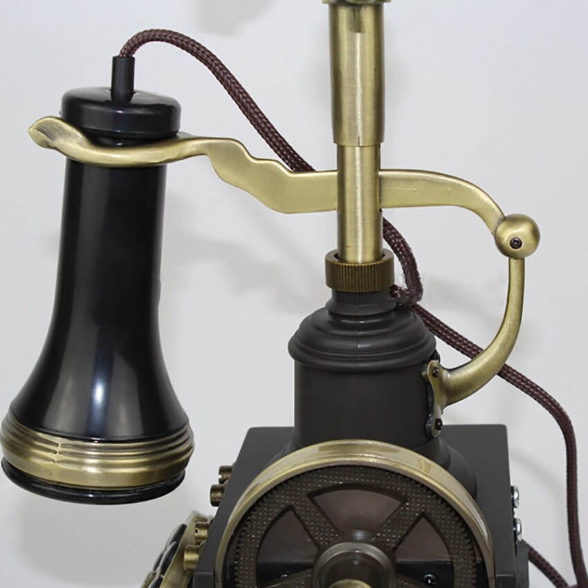 Antique Style Telephone Rotary / Button Dial, HA1884TN Vintage Table Decorative Telephone Corded Retro Phone for Home