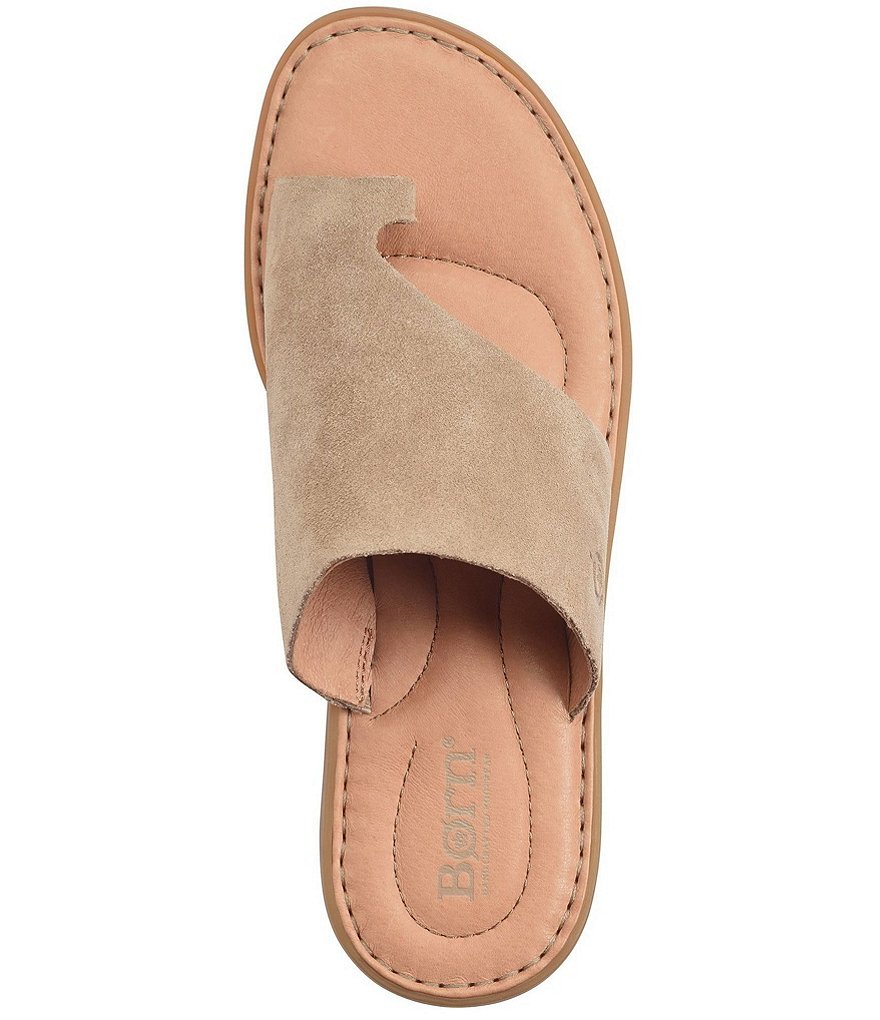 Born Inti Leather Toe Ring Sandals