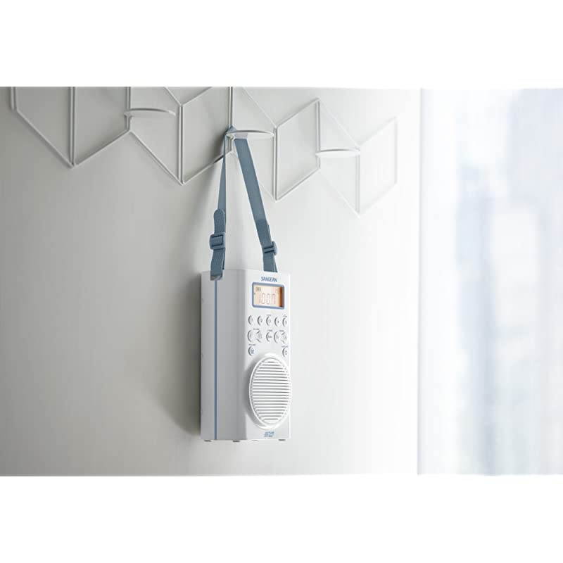 H205 AMFM Weather Alert Waterproof Shower Radio