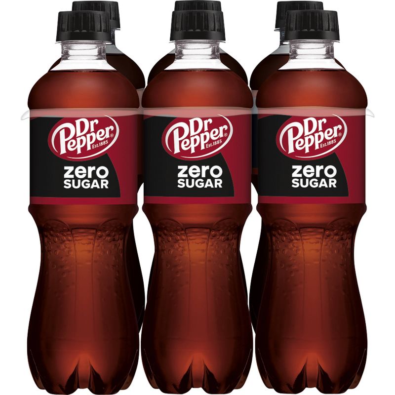 Dr Pepper Zero Sugar - 6pk/16.9 fl oz Bottles
